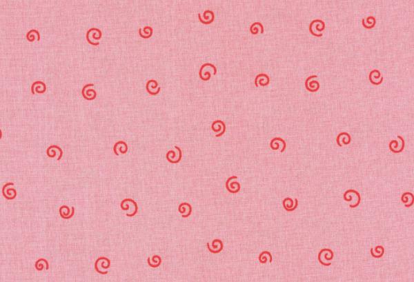 Westfalenstoffe - Druckstoff - Junge Linie - Kringel - rosa-rot